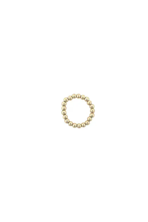 3mm Classic Beaded Ring