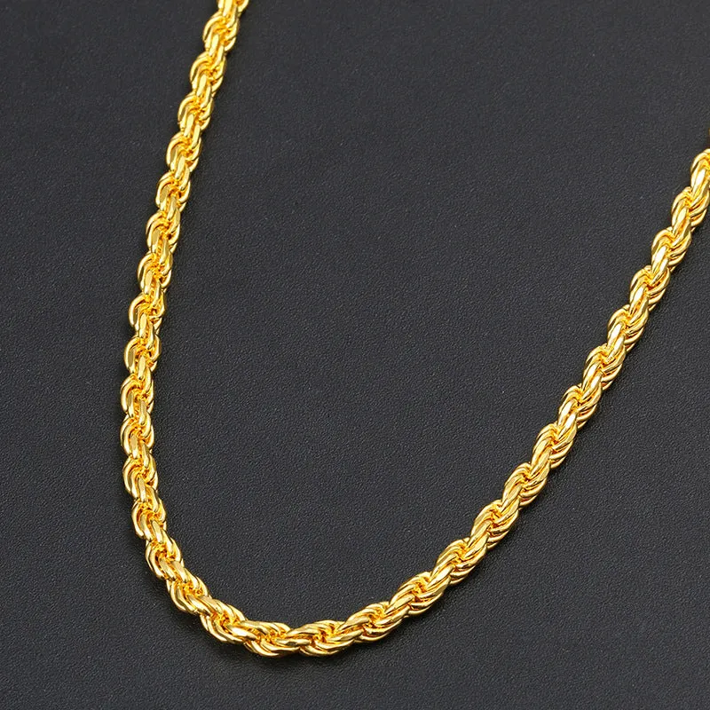 3mm S925 Sterling Silver Rope Chain