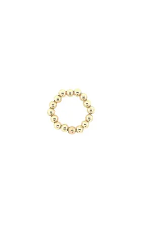 4mm Classic Gold Filled Beaded Ring