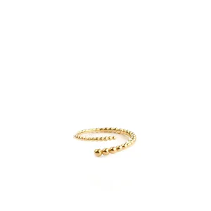 Adjustable Wrap Around Dotted Ring