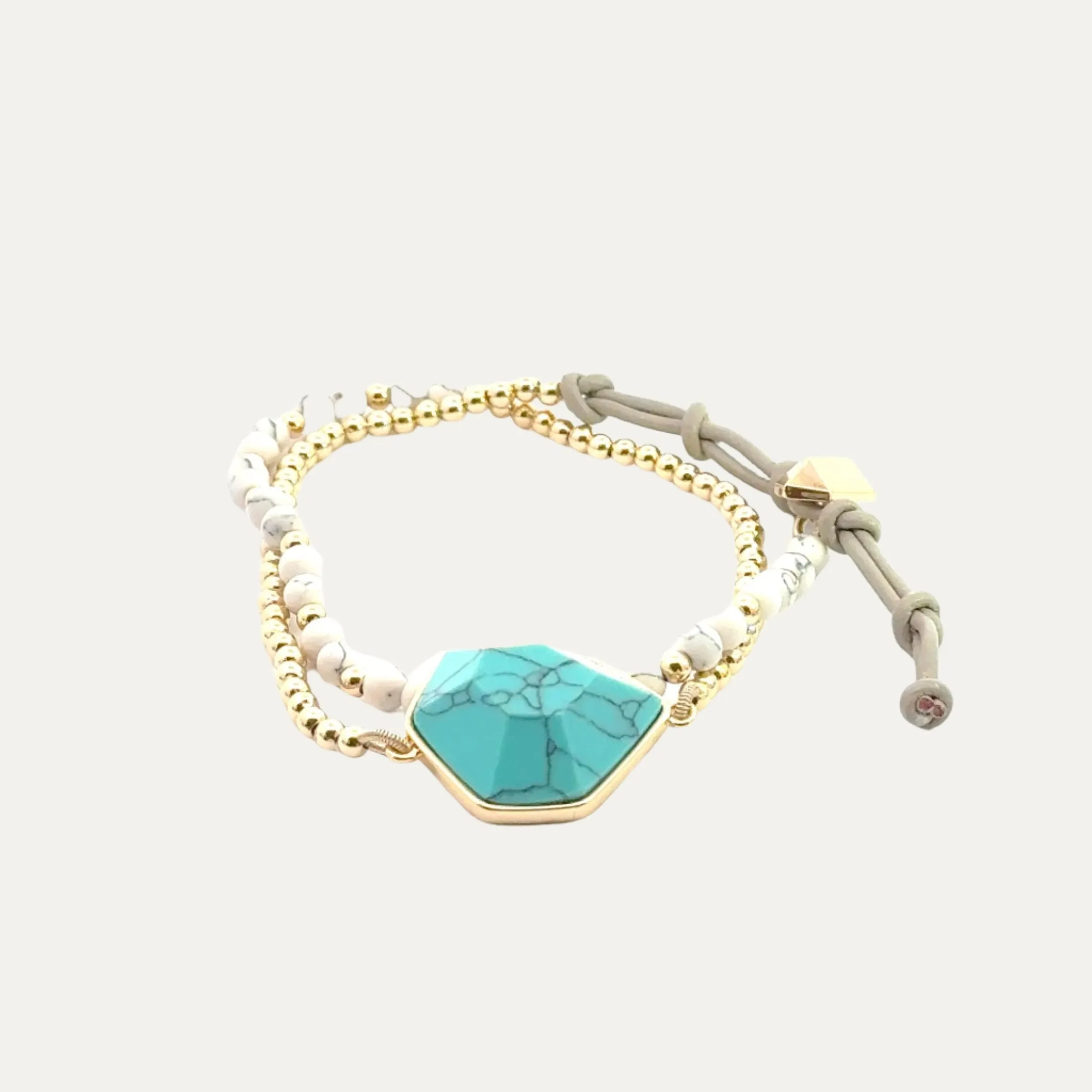 Amber Turquoise Convertible Bracelet and Choker