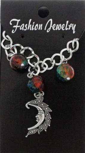 AVBeads Jewelry Charm Bracelet Silver JWL-CBW-BO-1018 Moon