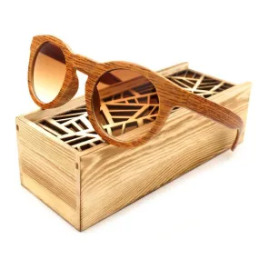 BOBO BIRD Fashion Wooden Ladies Sunglasses with Box