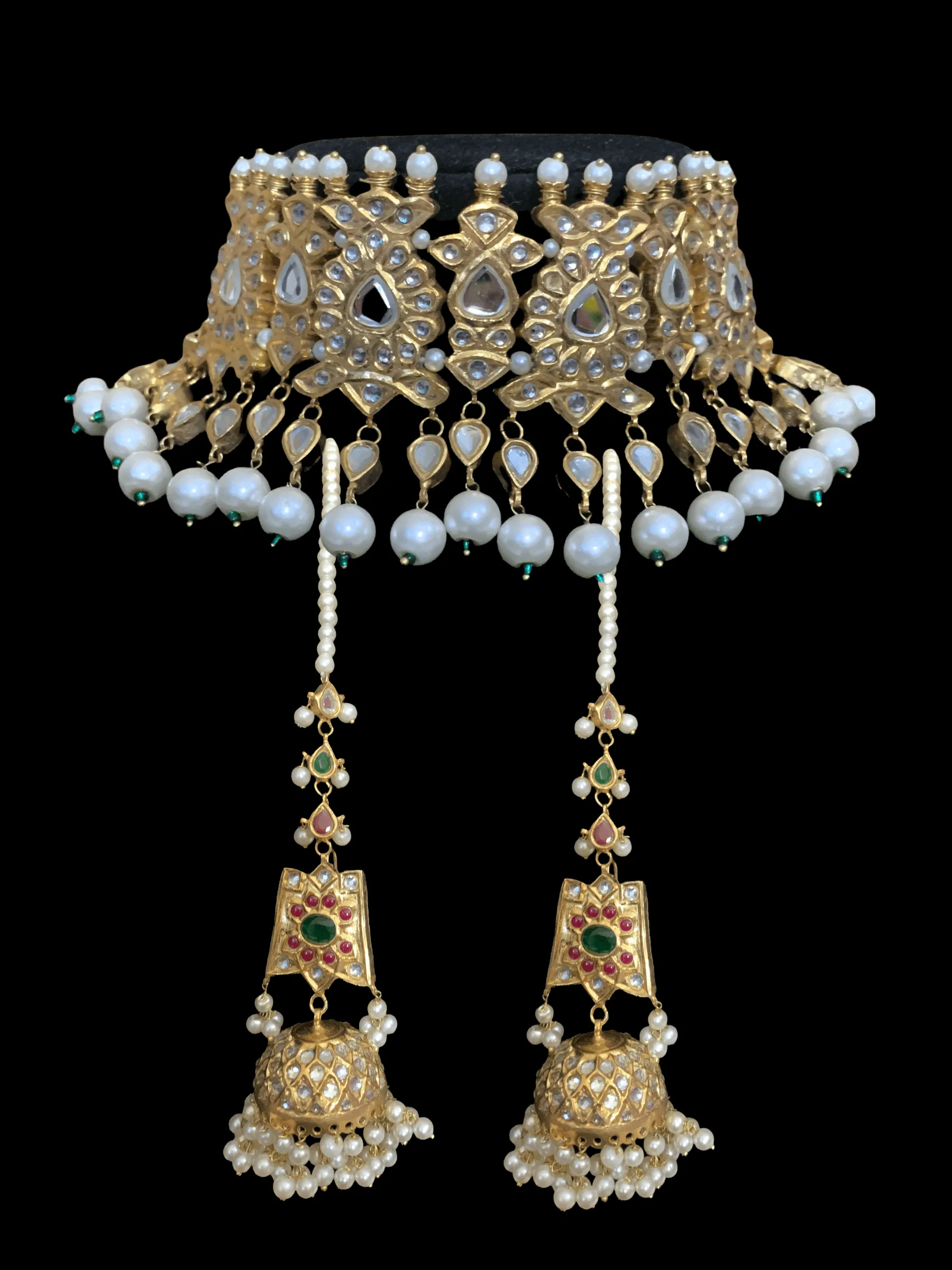 BR1 Maya Kundan bridal set ( READY TO SHIP )