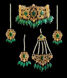 BR31 Sabeen bridal set in Zircon ( READY TO SHIP)