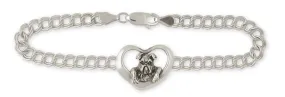 Brussels Griffon Bracelet Handmade Sterling Silver Dog Jewelry GR39-B