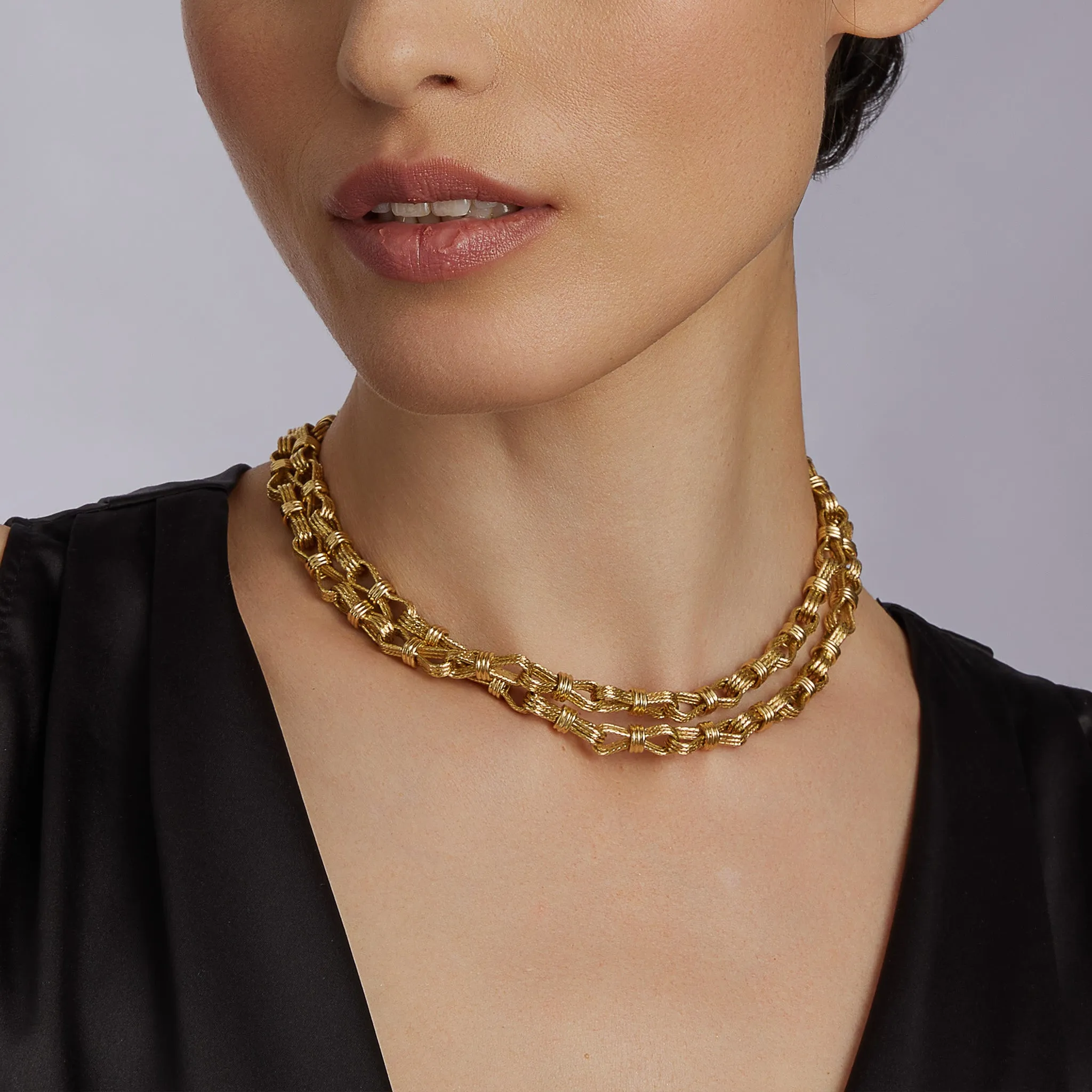 Bulgari Rome Long Chain Necklace