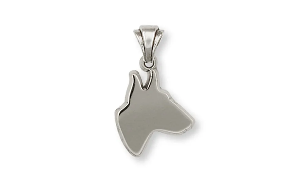 Bull Terrier Pendant Handmade Sterling Silver Dog Jewelry BU1-P