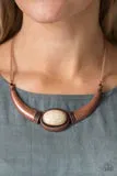 Cause A STEER - Copper Paparazzi Necklace