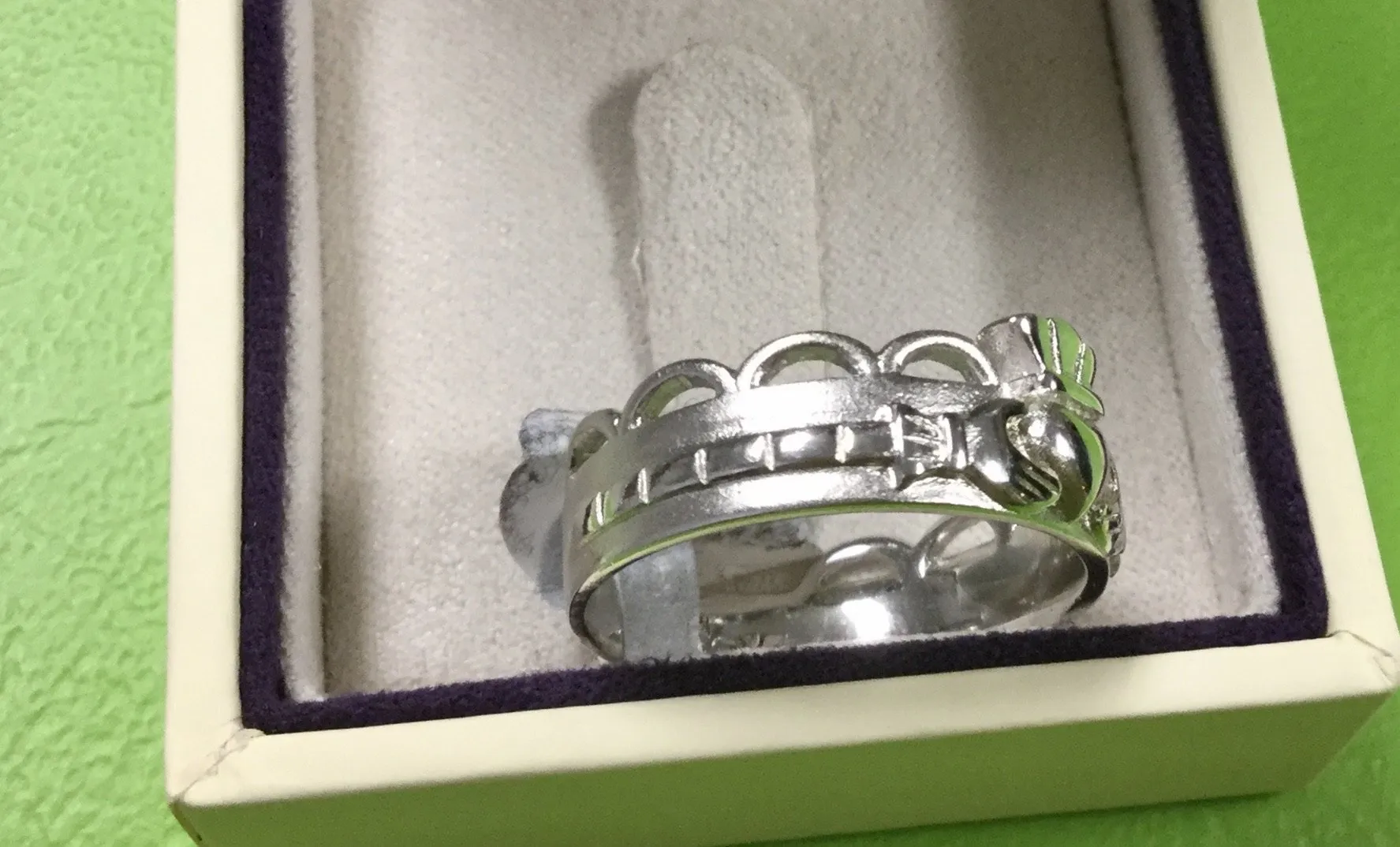 Claddagh Crown Sterling Silver Band (special buy)