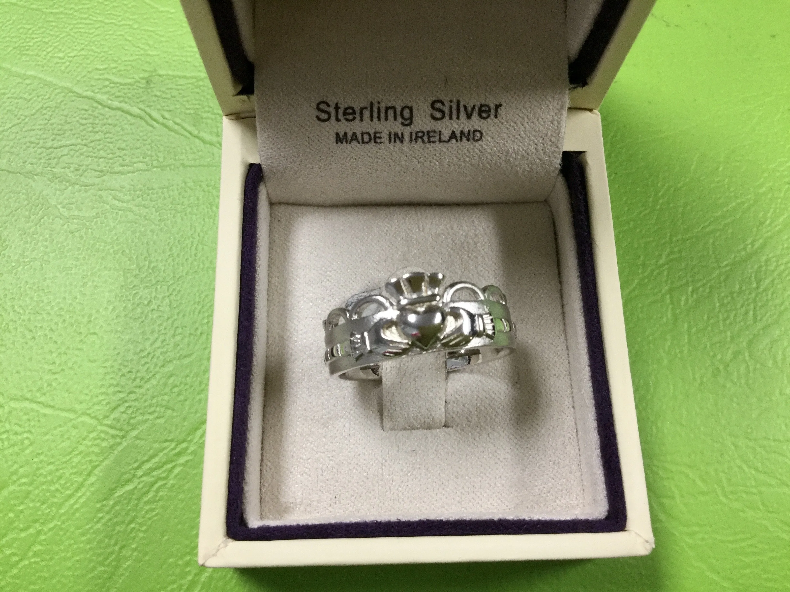 Claddagh Crown Sterling Silver Band (special buy)