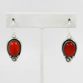 Coral Earrings