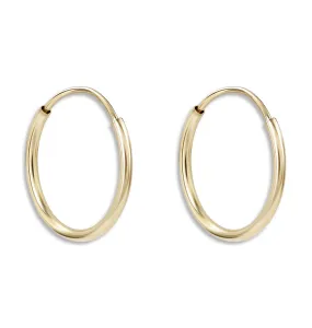 Dainty Hoop Earrings 12mm