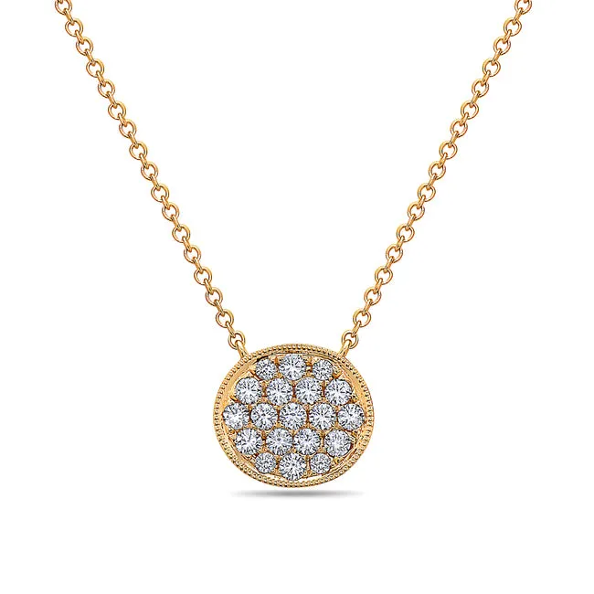 Diamond Disc Pendant