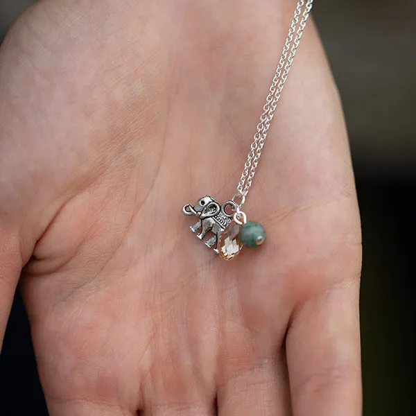 Dragonfly | Cluster Necklace | Sterling Silver