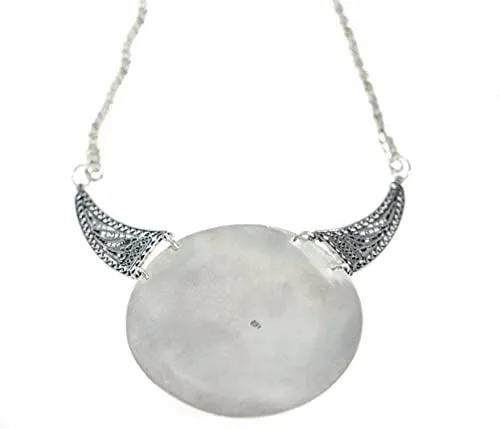 Eilat Stone Pendant in 925 Sterling Silver   Necklace