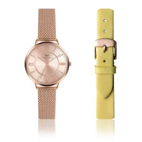 Erlinda Rose Gold Watch Set