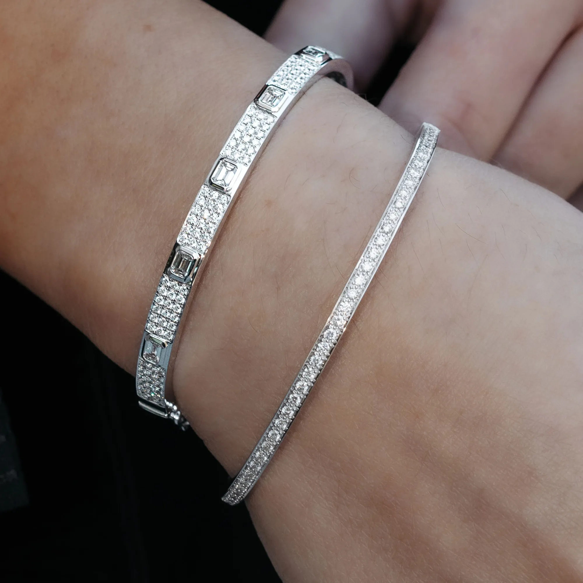 Eternity Diamond Bangle Bracelet