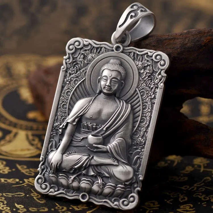 Framed Medicine Buddha Pendant