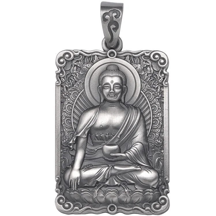 Framed Medicine Buddha Pendant