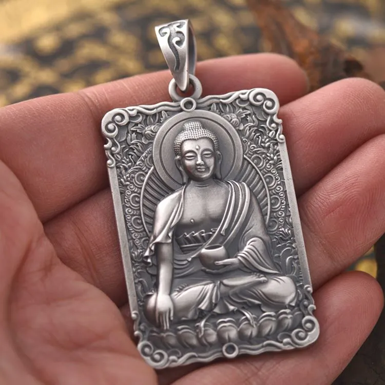 Framed Medicine Buddha Pendant