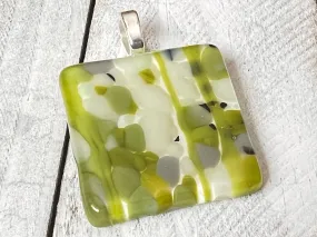 Fused Glass Pendant ~ Glam Cam