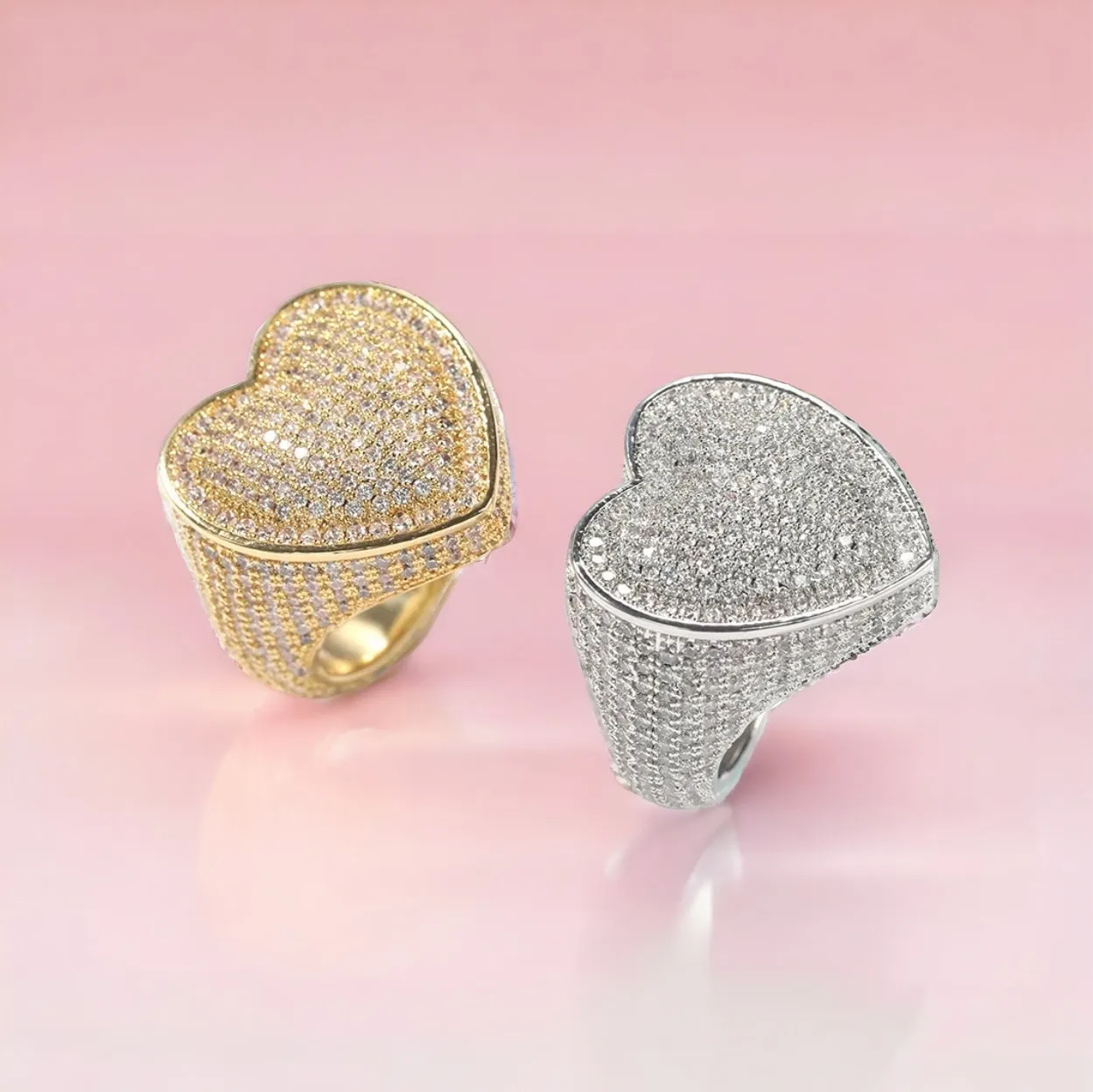 Gleaming Love Bubble Ring