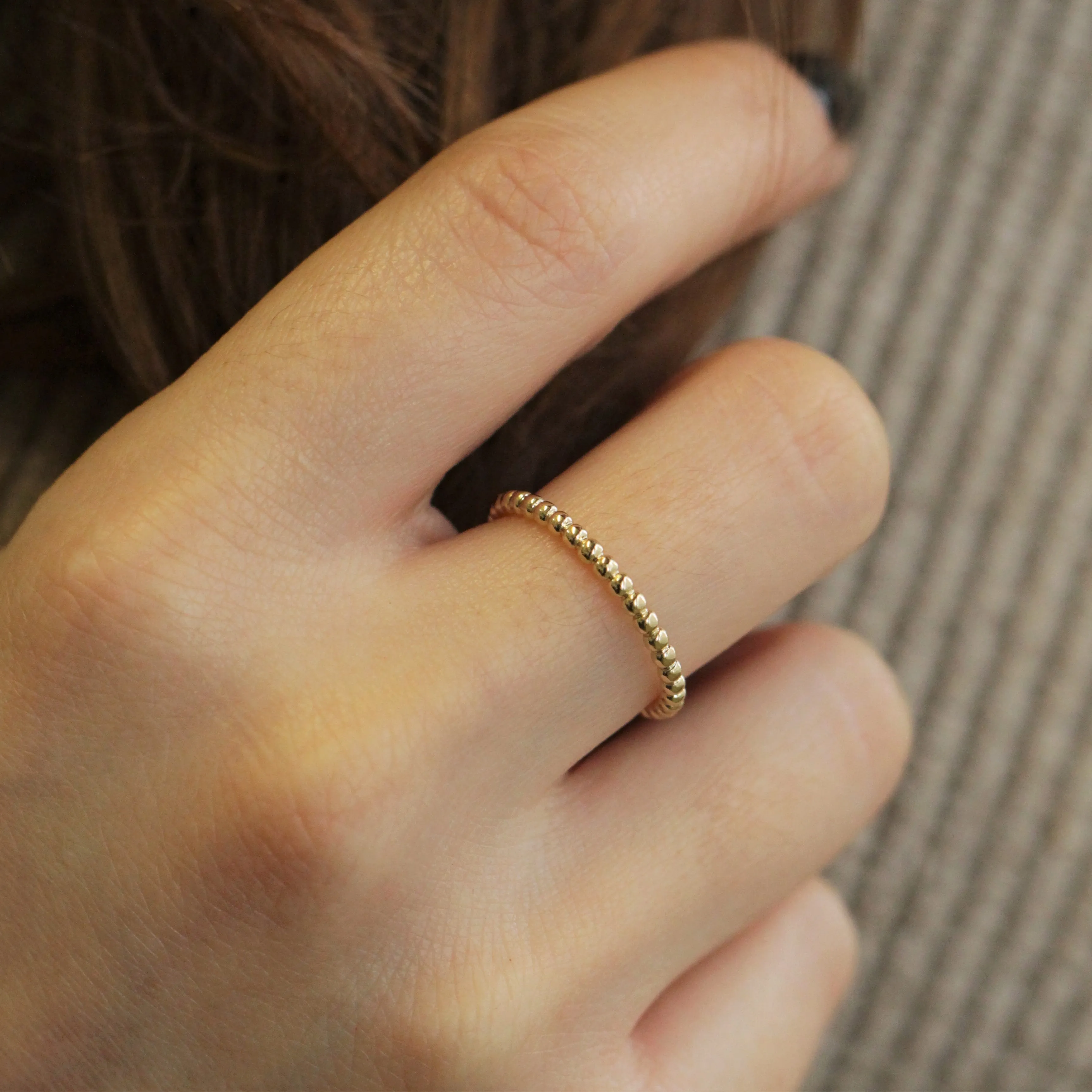 Gold Dots Ring