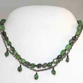 Green Gemstone Necklace