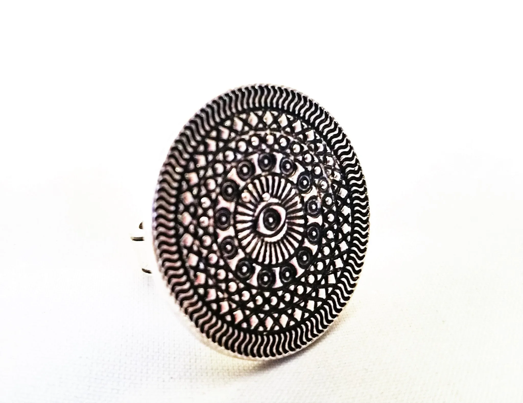 Gypsy Mandala Statement Ring