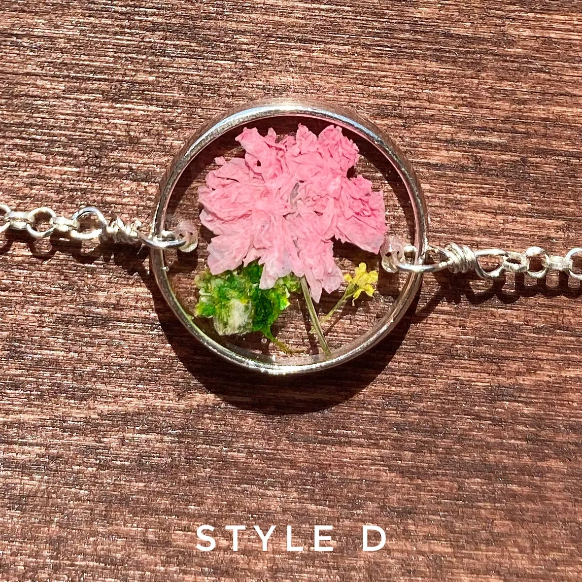 Handmade Floral Terrarium Bracelets