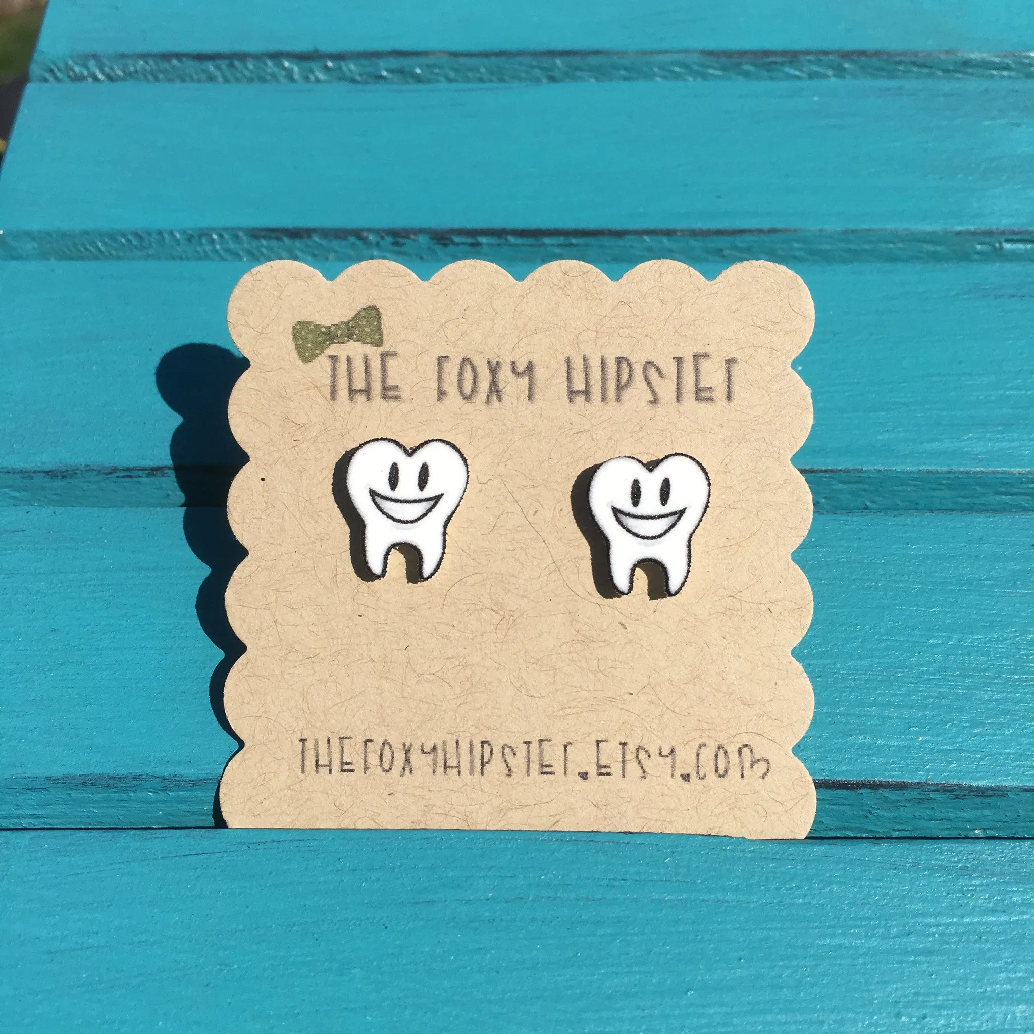 Happy Teeth Stud Earrings