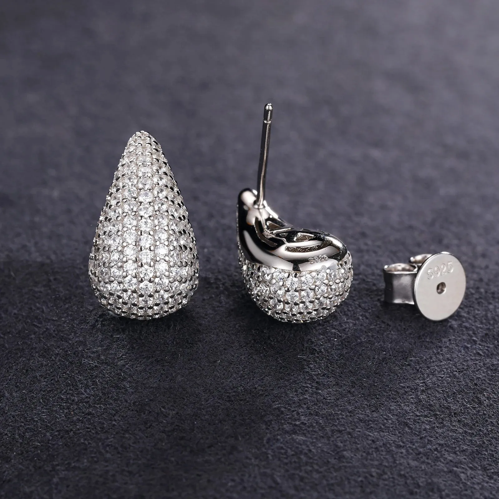 Iced out Tear Drop Earrings