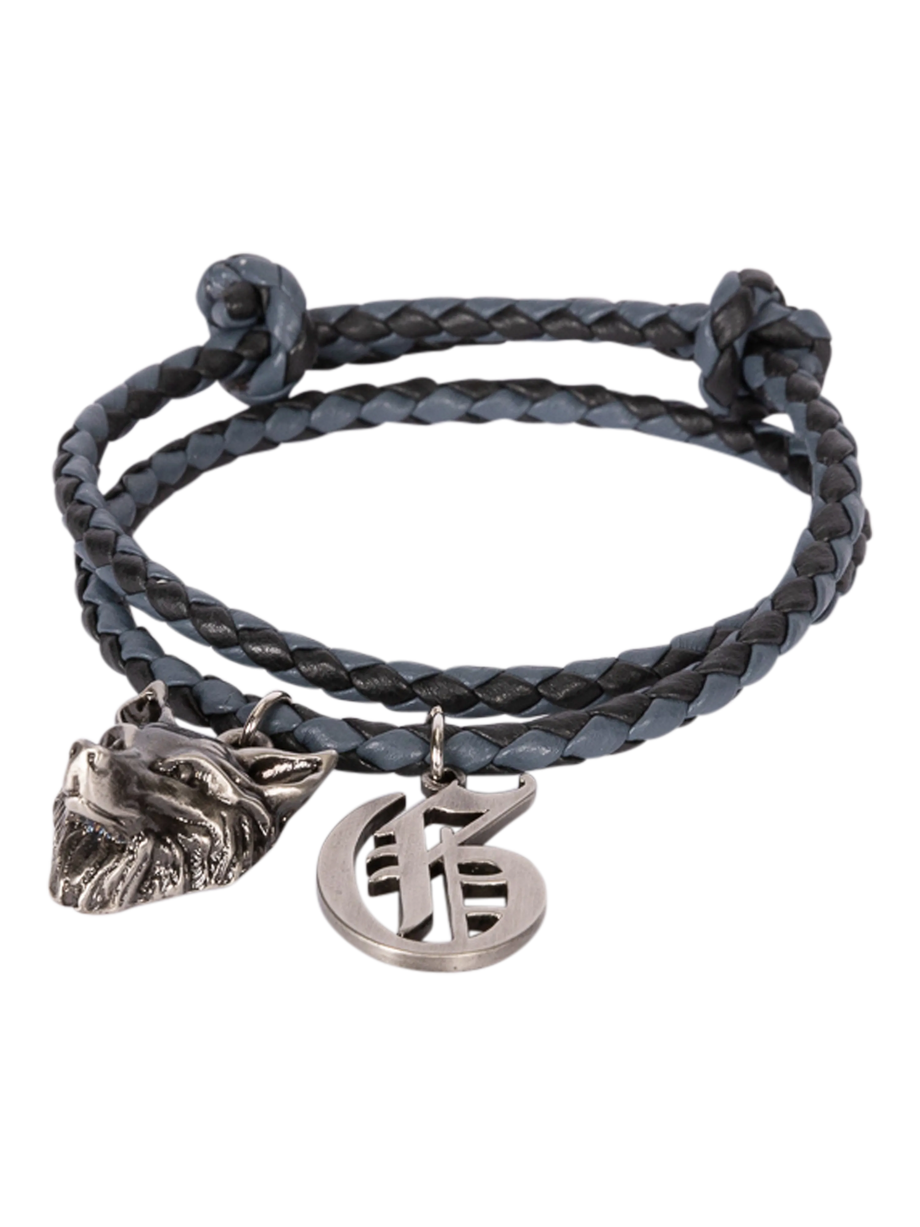 Icon Braided Leather Bracelet