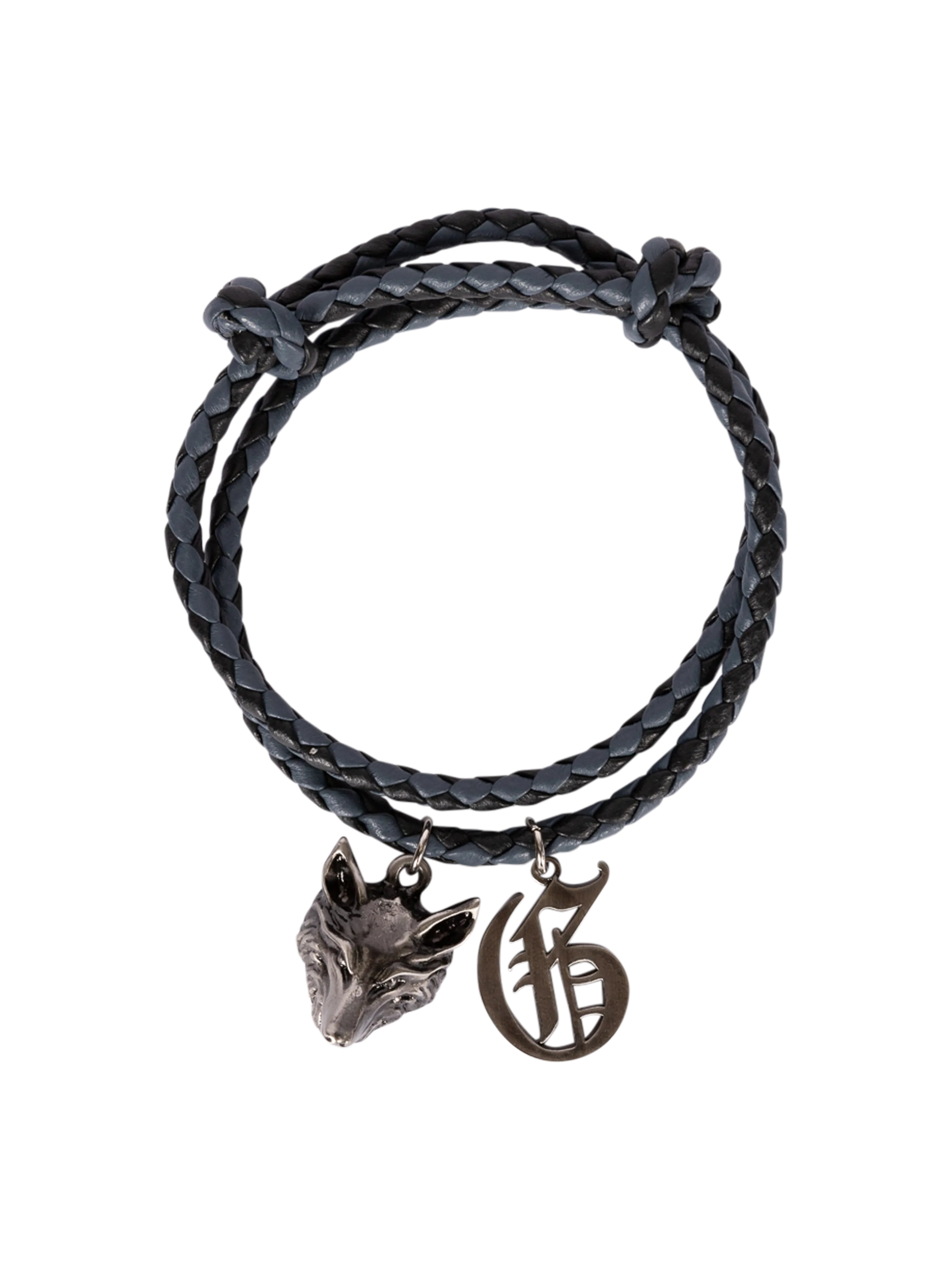 Icon Braided Leather Bracelet