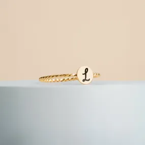 Initial Braided Rope Ring