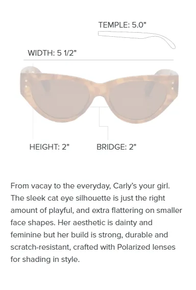 ISEA CARLY POLARIZED SUNGLASSES