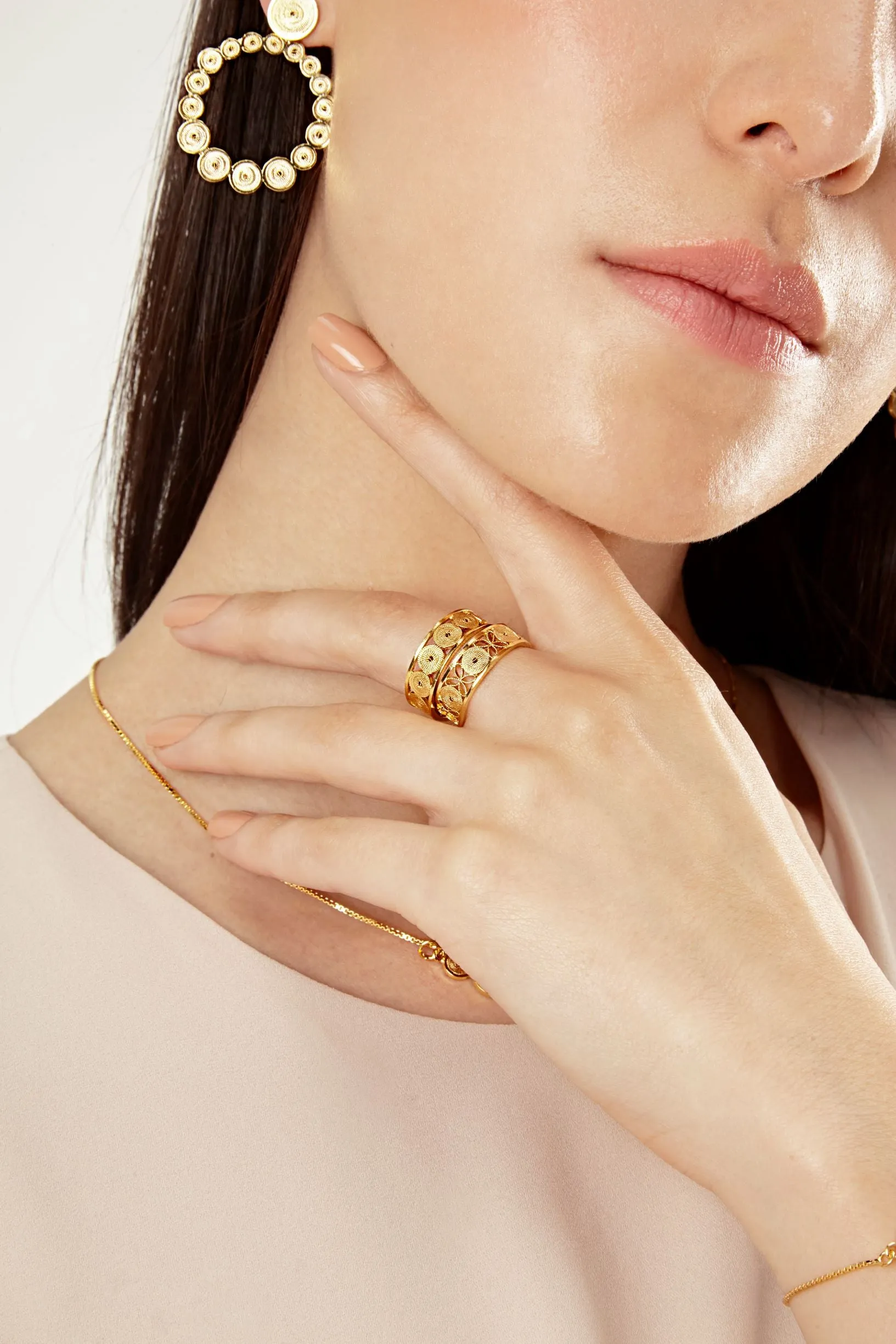 IVY GOLD RING FILIGREE