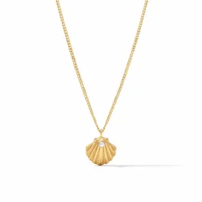 Julie Vos Sanibel Shell Delicate Necklace - Pearl