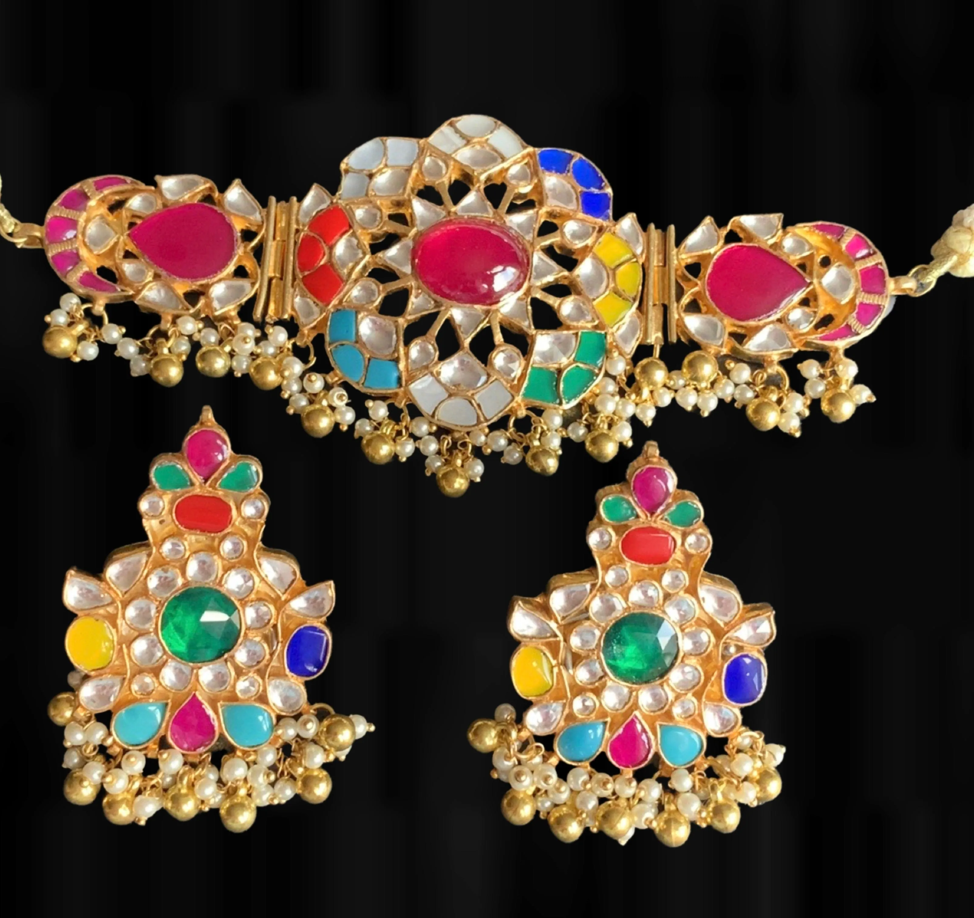 Kanika bridal choker with earrings ( READY TO SHIP )