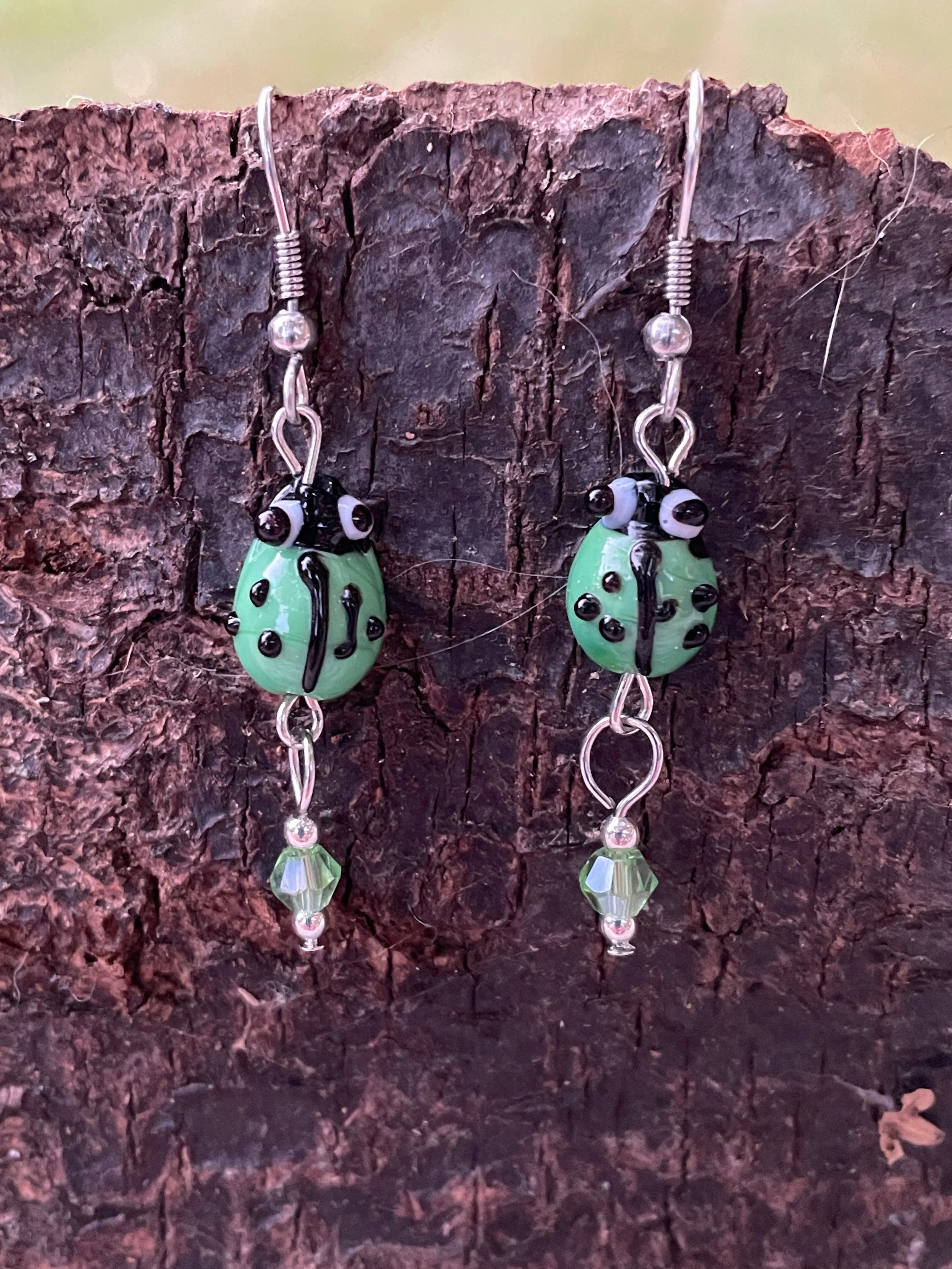 Lady Bug Earrings