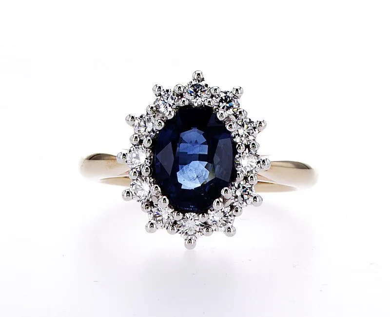 Lady d Sapphire Engagement Ring