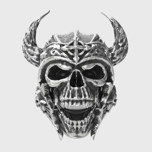 Laughing Viking Skull Ring