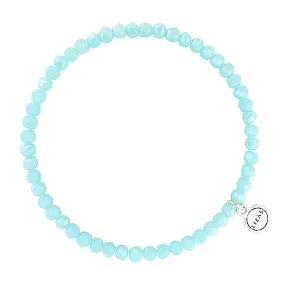 Lizas Knoxville 4mm Crystal Bracelet Light Aqua