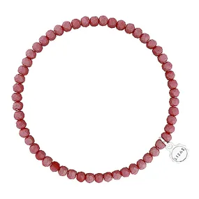 Lizas Knoxville 4mm Crystal Bracelet Ruby Shimmer