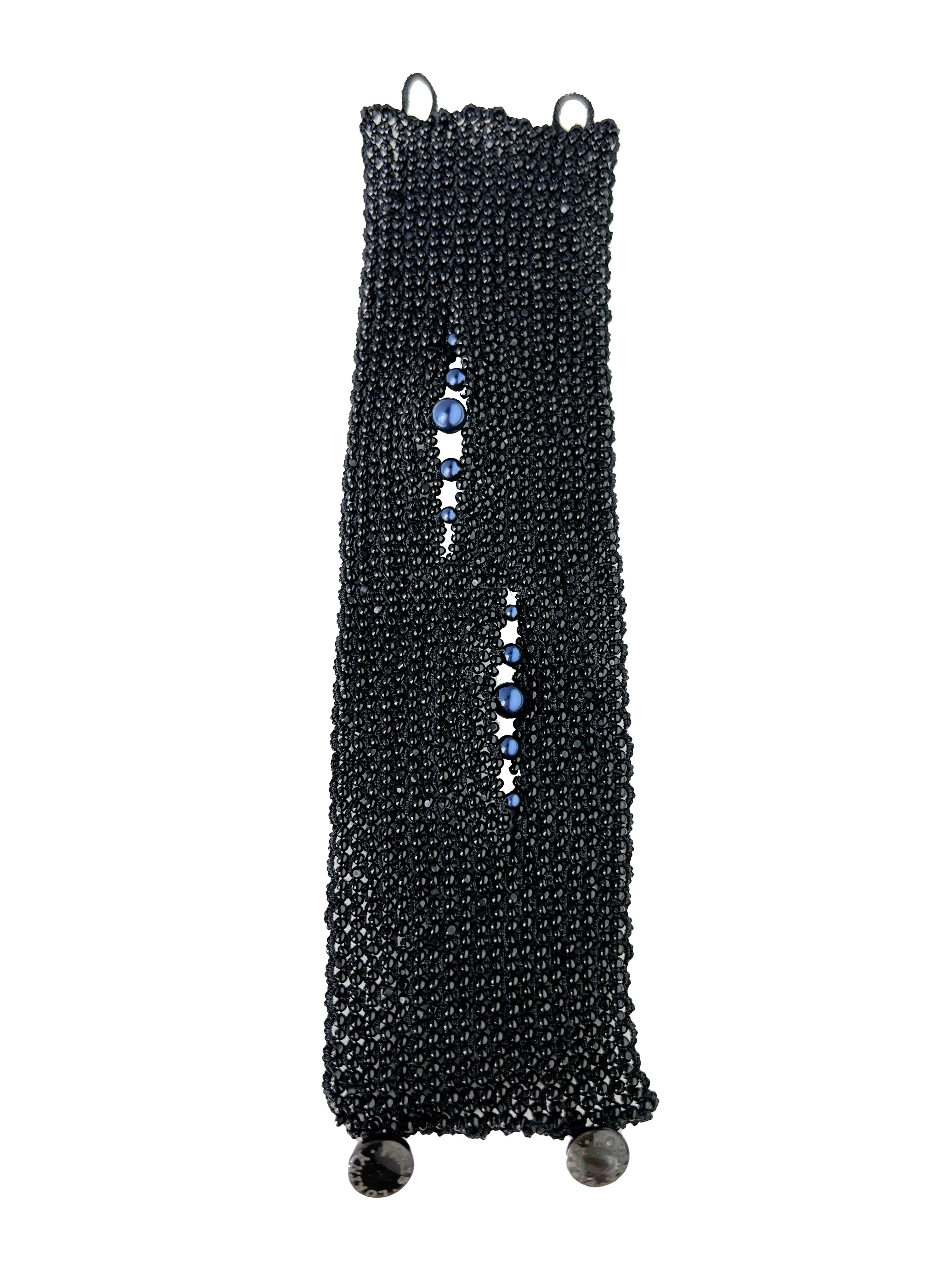 Lorina Balteanu, Bead & Blue Pearl Modern Bracelet