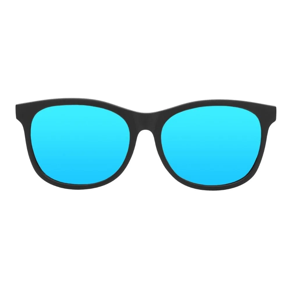 Marsquest Momentum Sunglasses - Carbon Black & Neon Blue