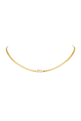 Moonstone Intuition Choker 14K Gold Plated