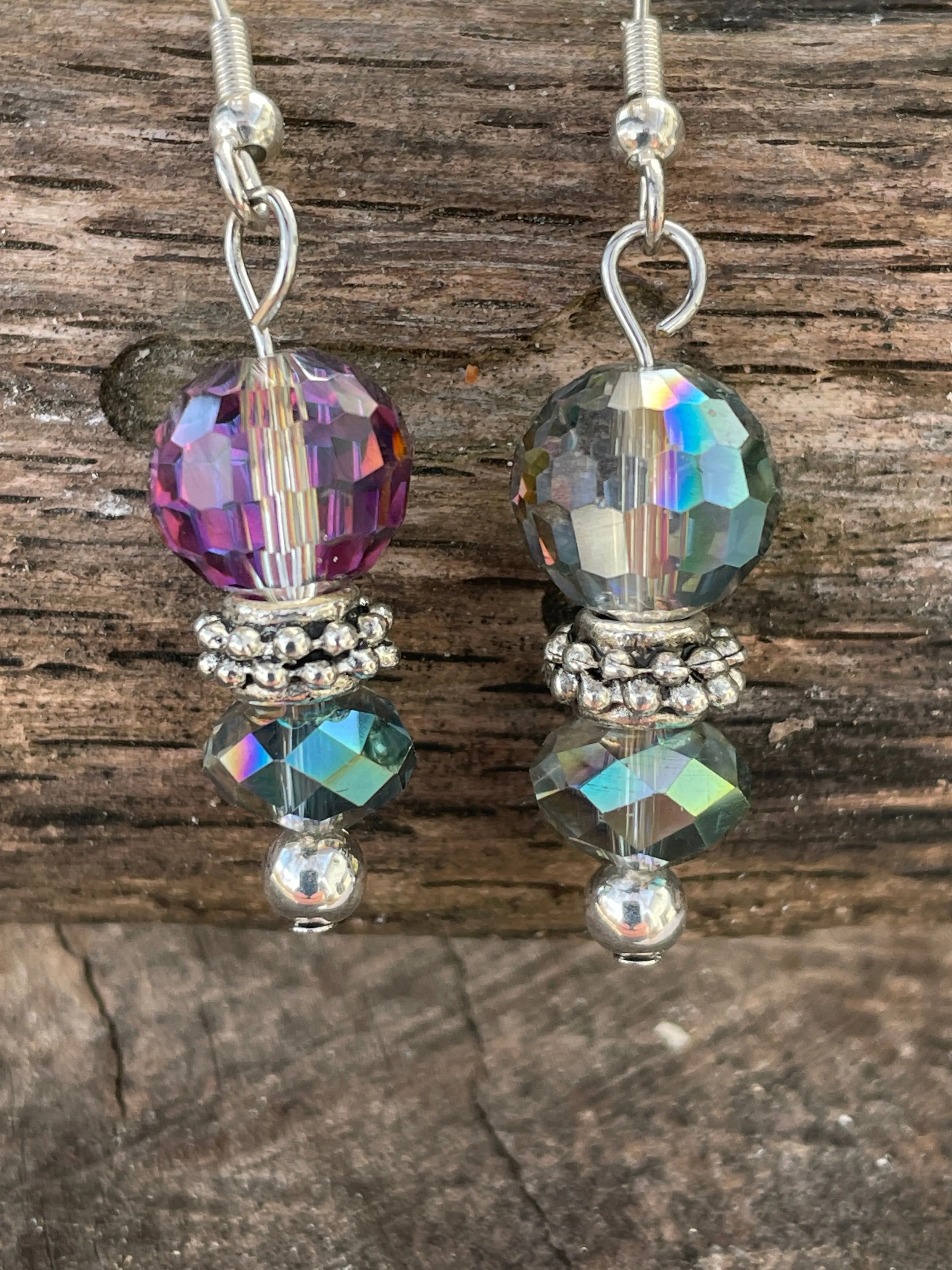 Multicolored Crystal Earrings