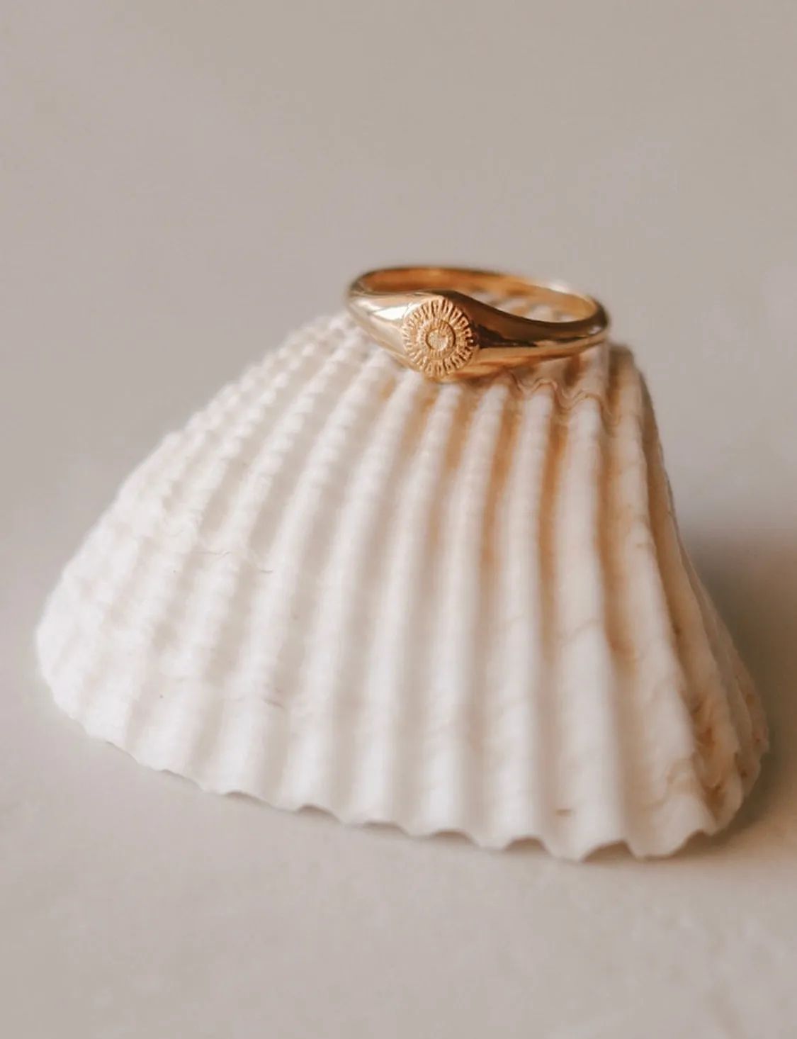 Ocean of Grace Ring in Vermeil